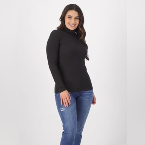 QVC Studio Park x Courtney Khondabi fitted ribbed turtleneck - Picture 6 of 9